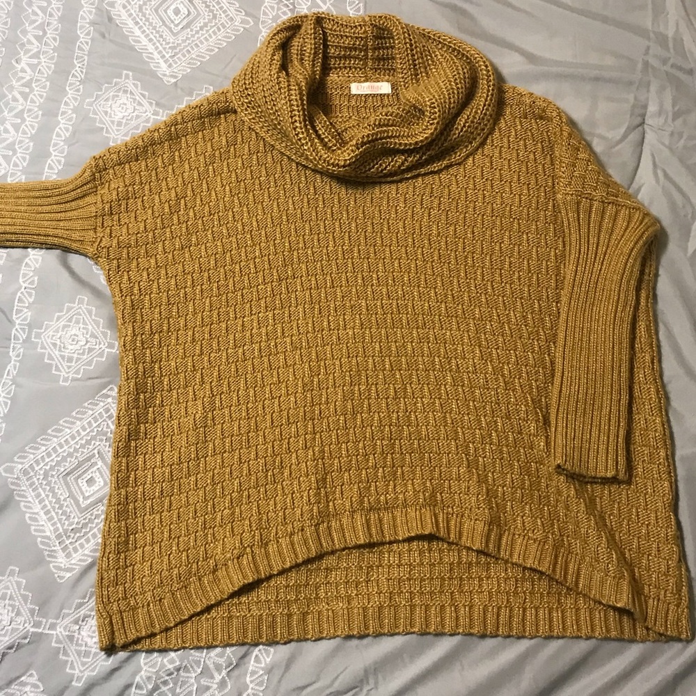 Cowl knit sweater